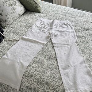 INC International Concepts White Wide Leg Pants